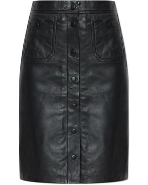 Munthe Leather Skirts - Nero