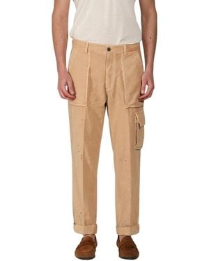 Mason's Straight Trousers - Natural