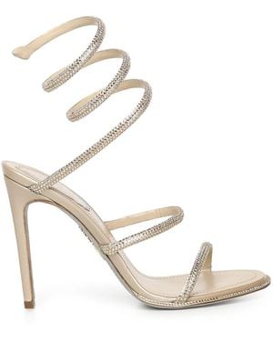 Rene Caovilla High Heel Sandals - Metallic