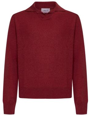 D4.0 Cashmere Pullover - Rot