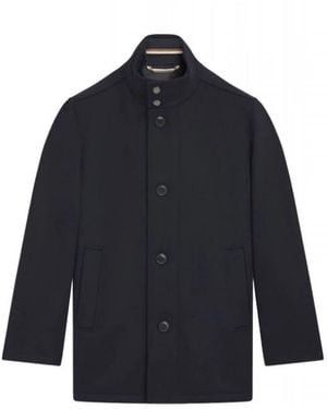 HUGO Single-Breasted Coats - Blue