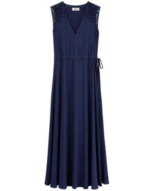 Suncoo Kleedjes ,Blauw ,Cazey Jurk