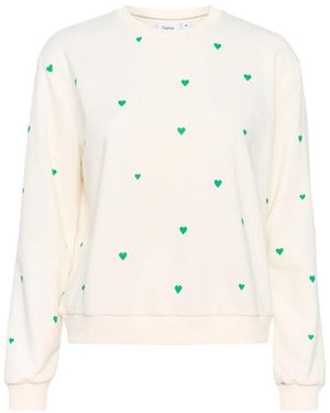 Saint Tropez Ice Jelly Bean Sweatshirt - Wit