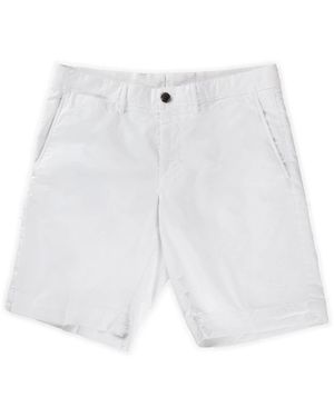 Peuterey Stretch Baumwoll Bermuda Shorts - Weiß