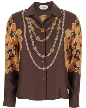 Versace Shirts - Marrone