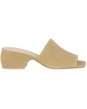 Cortana Schoenen ,Leer Thea Mules - Metallic