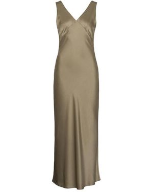 Envelope Maxi Dresses - Natural