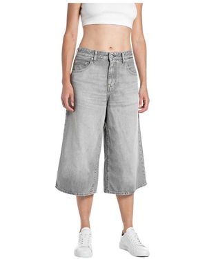 Replay Cropped Jeans - Gris