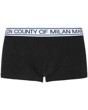 Marcelo Burlon Ondergoed ,Zwart ,Katoen Katoenen Boxers Set Elastische Band