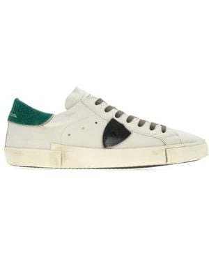 Philippe Model Schoenen ,Wit ,Katoen Sneakers