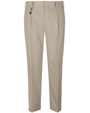Prada Broeken ,Katoen Katoenen Broek - Grijs