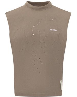 Satisfy Tops ,Bruin ,Katoen Moth Tech Muscle Tee
