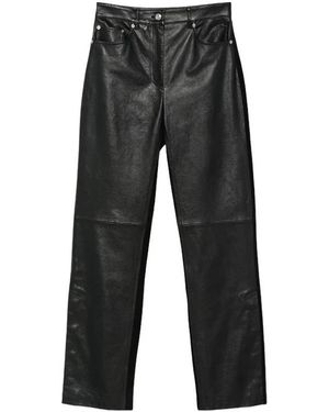 Sportmax Spscrespo Lederhose - Schwarz