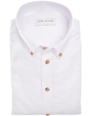 John Miller Casual Shirts - White