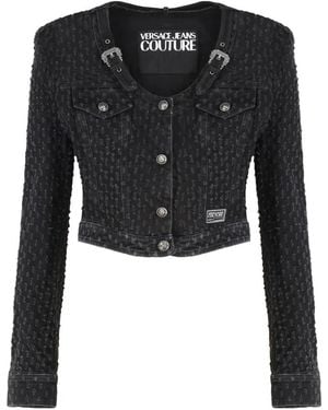 Versace Jeans Couture Denim Jackets - Black