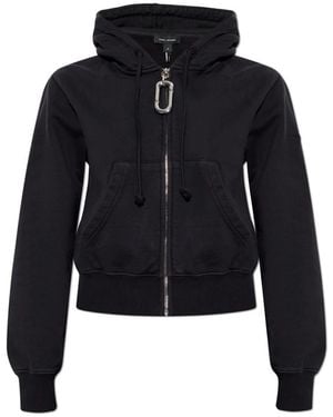 Marc Jacobs Hoodies & Sweatvesten ,Zwart ,Katoen The Hoodie - Blauw