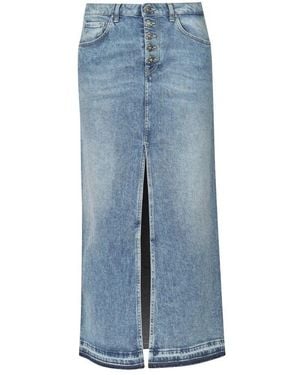 Dondup Denim Skirts - Blue