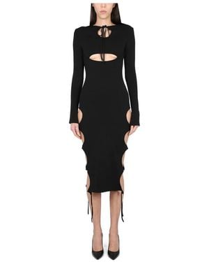 ANDREA ADAMO Midi Dresses - Negro
