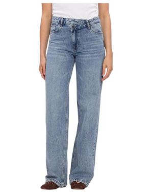 co'couture Ruthiecc Asym Wide Ll Jeans - Blau