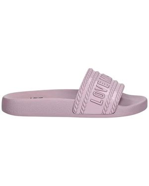 Love Moschino Sliders - Morado
