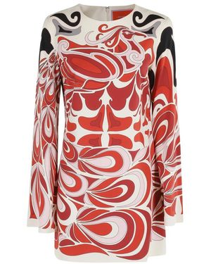 La DoubleJ Midi Dresses - Rood