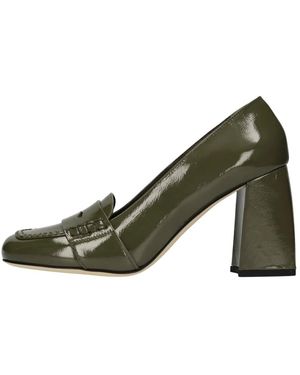 MSGM Schoenen ,Groen ,Leer Instappers Met Lage Hak