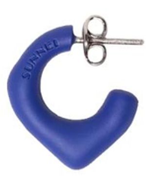 Sunnei Accessoires ,Blauw ,Single Metallized Earring