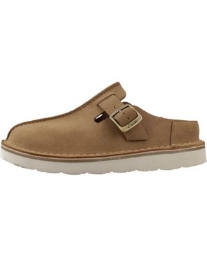 Clarks Schoenen ,Bruin ,Mules