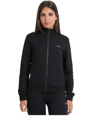 Guess Volledige Rit Sweatshirt - Zwart