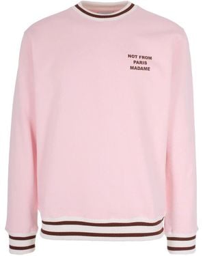 Drole de Monsieur Felpa Slogan Sport - Pink
