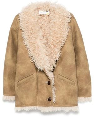 Isabel Marant Faux Fur & Shearling Jackets - Natural
