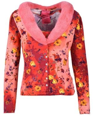 Blumarine Cardigans - Red