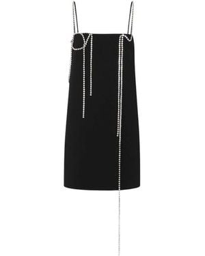 Moschino Mini Embellished-Straps Dress - Black