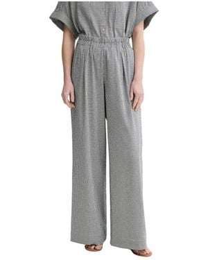 Sessun Wide Trousers - Gris