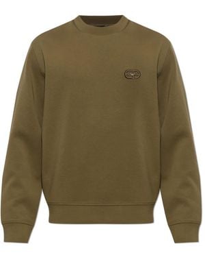 Emporio Armani Sweatshirt Met Reliëflogo - Groen