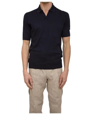 Peserico Polo Shirts - Blue