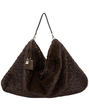 Liu Jo Tassen ,Bruin ,Polyester L Hobo - Zwart