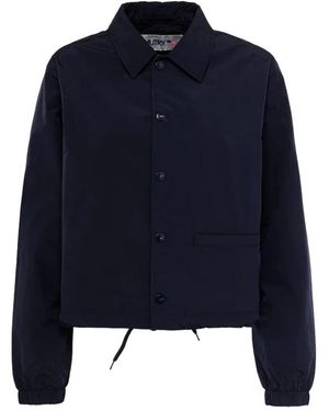 Autry Jassen ,Blauw ,Polyester Windbreaker Jacket