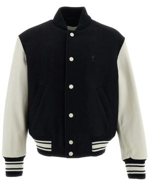 Ami Paris Bomber Jackets - Azul