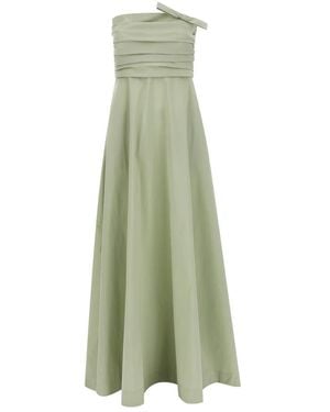 BERNADETTE Langes Lucinda-Kleid - Grün
