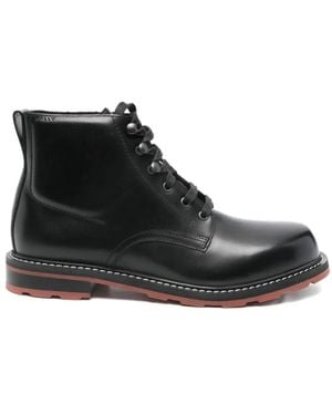 Bally Lace-Up Boots - Black