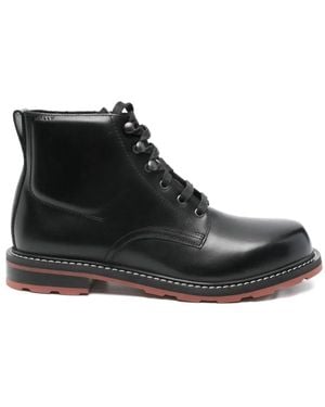 Bally Lace-Up Boots - Black