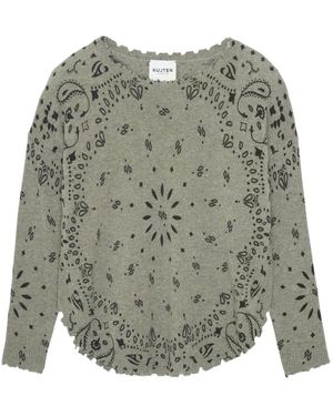 Kujten Round-Neck Knitwear - Gris