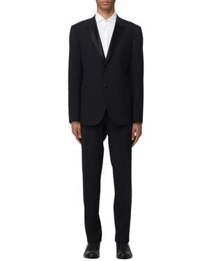 Emporio Armani Single Breasted Suits - Black