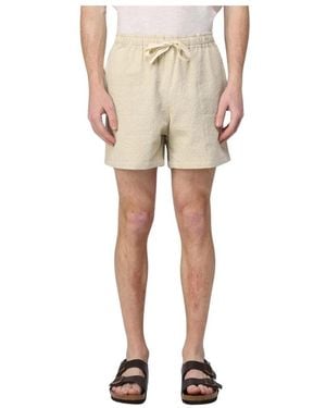 Howlin' Ecru Seersucker Magic Shorts Stilvoll Vielseitig - Natur