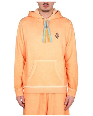 Marcelo Burlon Hoodies - Orange
