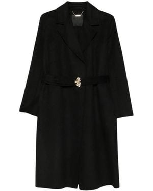 Liu Jo Belted Coats - Nero