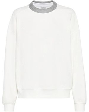 Brunello Cucinelli Sweatshirts - Blanc