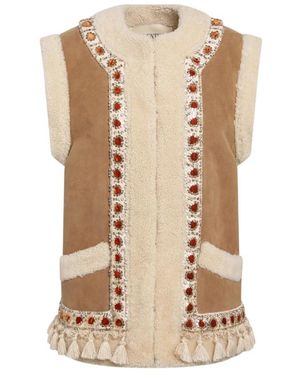 Valentino Garavani Waistcoats - Natural