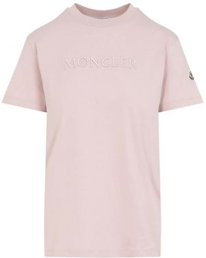 Moncler T-Shirts - Rosa
